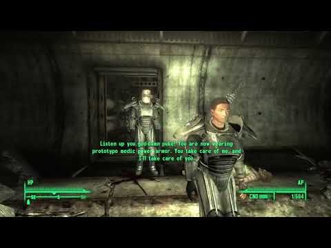 Prototype Medic Power Armor - Unique Fallout 3 Armour showcase