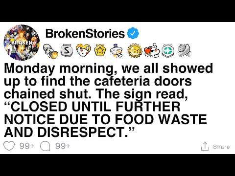 Monday, we found the cafeteria chained shut with a sign blaming food waste. [FULL STORY]
