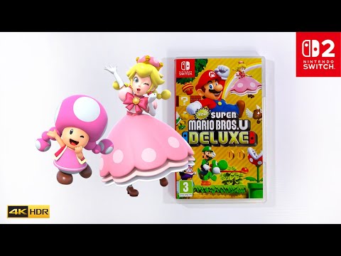 Playing as Toadette in New Super Mario Bros. U Deluxe on Nintendo Switch 2