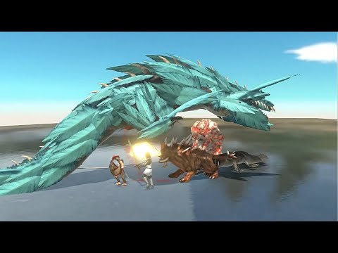 Mosasaurus VS All Units - Animal Revolt Battle Simulator