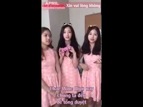 [Vietsub] 160521 APRIL - Waiting Room Show! Music Core Periscope