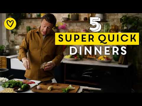5 Super Quick Dinner Ideas | Jamie Oliver