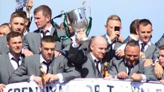 preview picture of video 'Spennymoor Town F.C  Carlsberg Vase Cup Winners Parade'