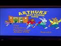 Arthur Arthur S Best School Days DVD Menu Walkthrough 2001