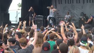 Fit For A King - Dead Memory ft Jake Luhrs of ABR (Vans Warped Tour 2017, ATL)