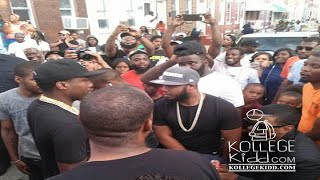 Louie V Gutta Pistol Whipped At Meek Mill's Video Shoot In North Philly?