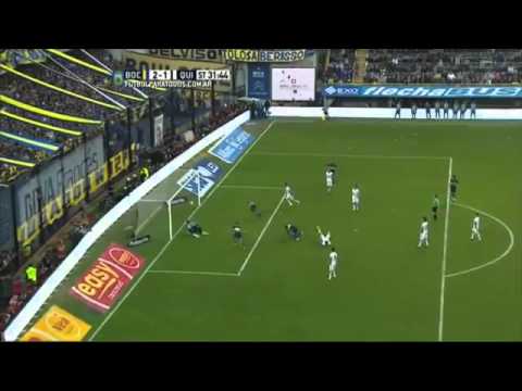 Boca Juniors 2 - Quilmes 1 Chilena del Cata Díaz / Fecha 17 Torneo Julio H. Grondona 2015