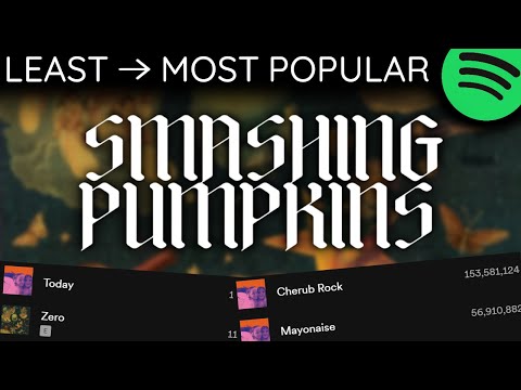 Every SMASHING PUMPKINS Song LEAST TO MOST PLAYED [2023]