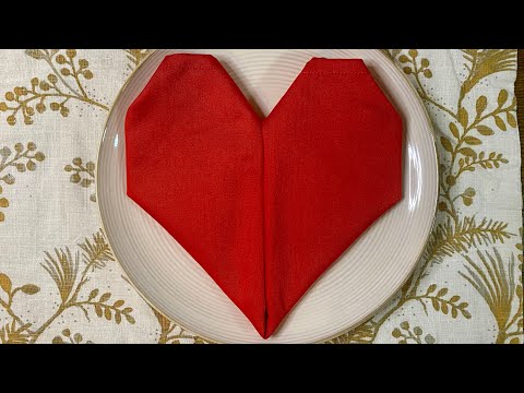 Heart Napkin Fold