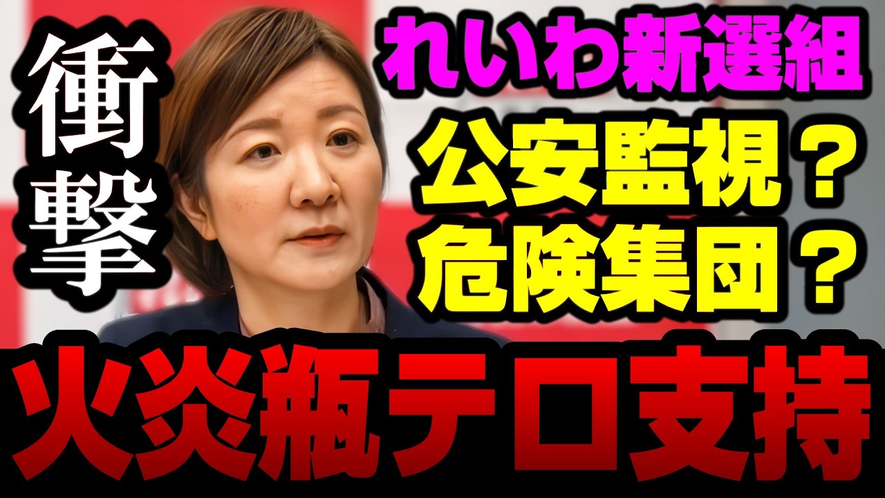 【衝撃暴露】火炎瓶テロを支持！れいわ新選組の危険思想と方針が明かされる 大石晃子の夫は偽名で秘書名刺を使用か？【KSLチャンネル】