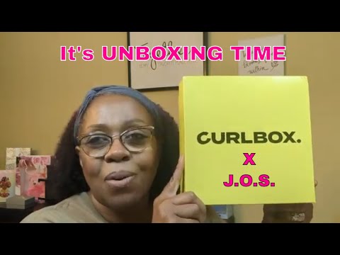 CURL BOX Unboxing June #seasonedbeauties #curlyhair...