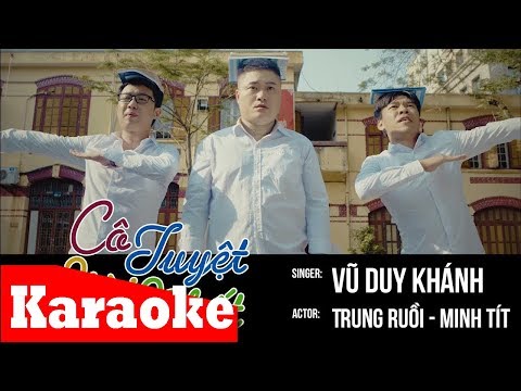 Cô Tuyệt Vời Nhất Karaoke (beat chuẩn) - Vũ Duy Khánh | Video Karaoke HD