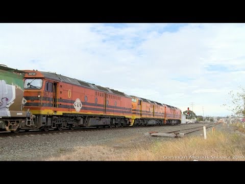 7AK1 GWA (1Rail) Grain Train To Geelong (13/4/2019) - PoathTV Australian Railways
