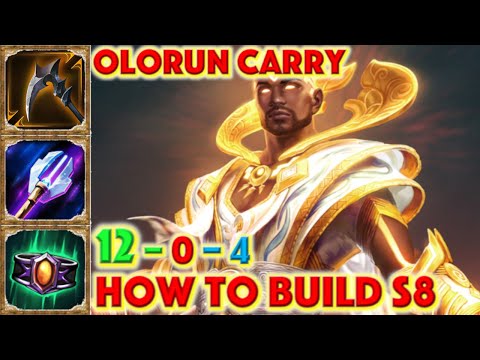 SMITE HOW TO BUILD OLORUN - Olorun Carry Build Season 8 Conquest + How To + Olorun Guide + Gameplay