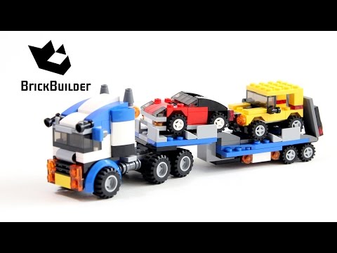 Конструктор JiSi Bricks «Транспортировщик автомобилей» 3114 (Creator 3 in 1 31033) / 264 детали