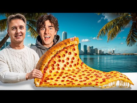 Vi Spiste USA's Største Pizza Slice! - Miami