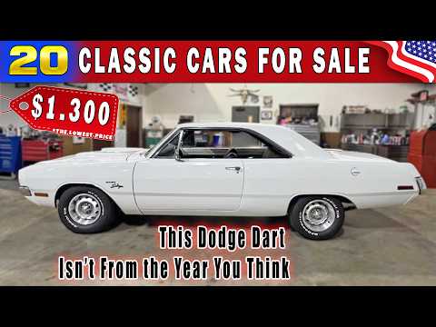 OMG! 20 Classic Cars for Sale CHEAP You WON'T Believe!
