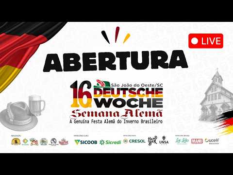 ABERTURA - 16º DEUTSCHE WOCHE - SÃO JOÃO DO OESTE/SC - 2026