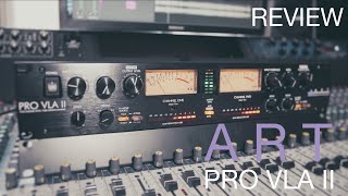 Video thumbnail for ART Pro VLA II - Analog Tube Compressor | Review with Sound Samples by Zed Marty