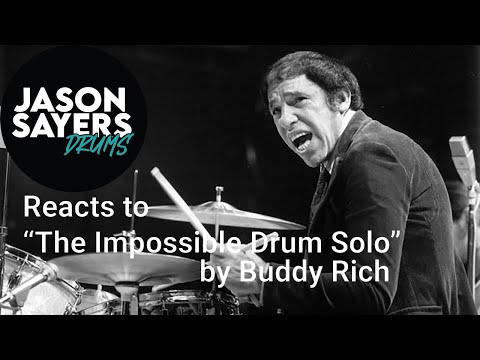 Drummer Reacts to - Buddy Rich - The Impossible Drum Solo