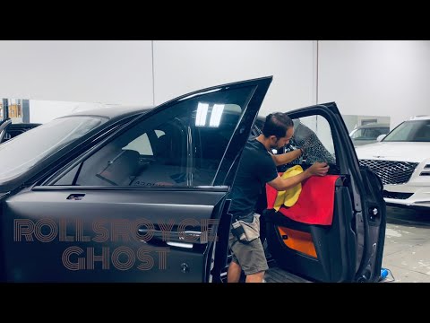 Ceramic Tint was installed on this RollsRoyce Ghost- Part 2