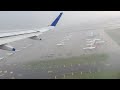 4K HDR Stunning IndiGo A320 Takeoff From Delhi Airport In Light Drizzle