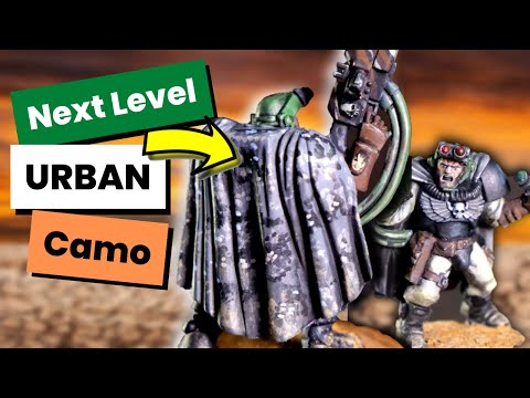 How to Paint Urban Digital Camouflage - Space Marine Scout Sergeant