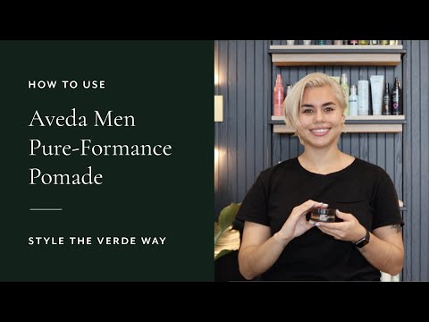 How To Use Aveda Men Pure-Formance Pomade | Style The...