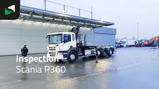 Cami&atilde;o polibenne Scania P360 8X2 HIAB 211 E-3 HIPRO Crane + XR21S61 hooklift Lift+Steeri | Imagem 4 - Autoline