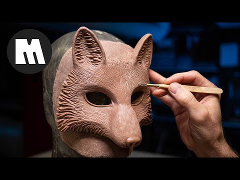 Sculpting a Fox Mask in Monster Clay