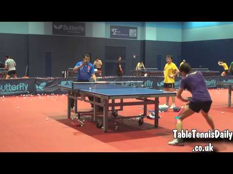 Amazing Ding Ning Multi Ball Practice at the WSA for WTTC 2013