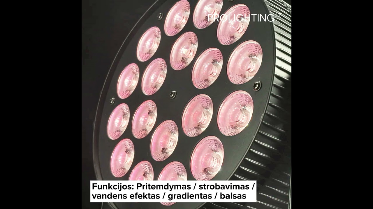 18x20w 6in1 LED Par Prožektorius