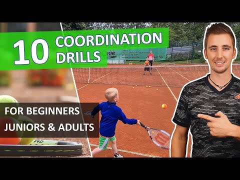 Learn Tennis With These 10 Coordination Drills For Juniors & Adults  - Beginner Drills