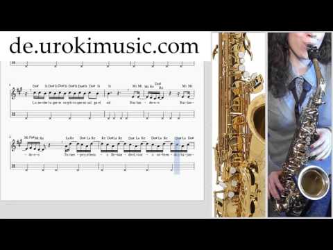 Saxophon Tenor Lernen Enrique Iglesias Bailando Noten Saxophonunterricht Schule Lied Lehrer Klasse U