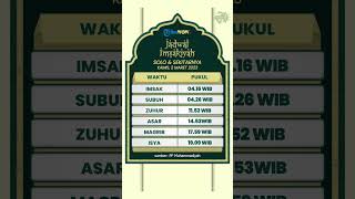 Jadwal Imsakiyah Solo dan Sekitarnya, Kamis 2 Maret 2023