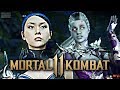 Mortal Kombat 11 NEW Sindel Intros With Kitana Liu Kang