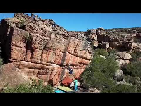 Double or nothing 8A+\B Rocklands