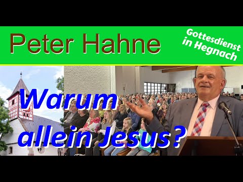 Peter Hahne   Warum allein Jesus