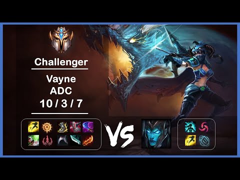 KR Challenger Replays ADC Vayne vs Kalista Ep.4307