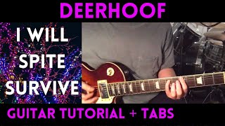 Deerhoof - I Will Spite Survive (Guitar Tutorial)
