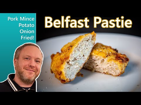 Belfast pastie - Pork mince, onion and potato fried in a simple batter.