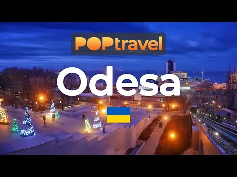 Walking in ODESA / Ukraine 🇺🇦- Winter Evening - 4K 60fps (UHD)