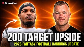 2026 Fantasy Rankings UPDATE: Top 26 Players to Draft (PPR)