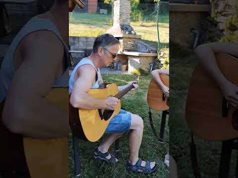 Rosa na kolejích od Wabiho Daňka v našom podaní s Peter Kavický....#livemusic #acoustic #wabidanek