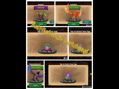 Rise of berk hatching snifflehunch eggs! NEW HD