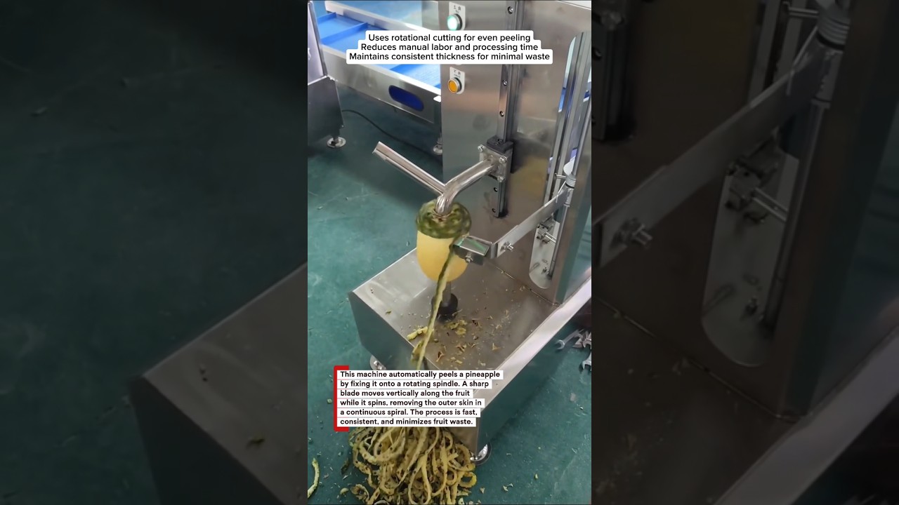 Automatic Pineapple Peeling Machine