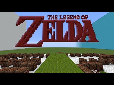 The Noteblock Lizard - The Legend of Zelda - Main Theme [Minecraft Noteblocks]
