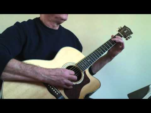 Blackberry Blossom bluegrass guitar lesson in the style of Tony Rice with tablature