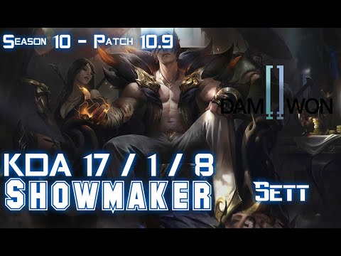 DWG Showmaker SETT vs GALIO Mid - Patch 10.9 KR Ranked