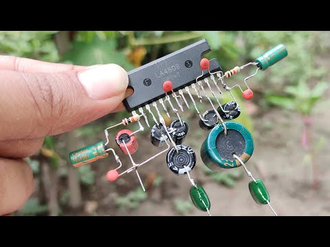 4508 IC Amplifier Circuit - DC 12v (Step By Step)